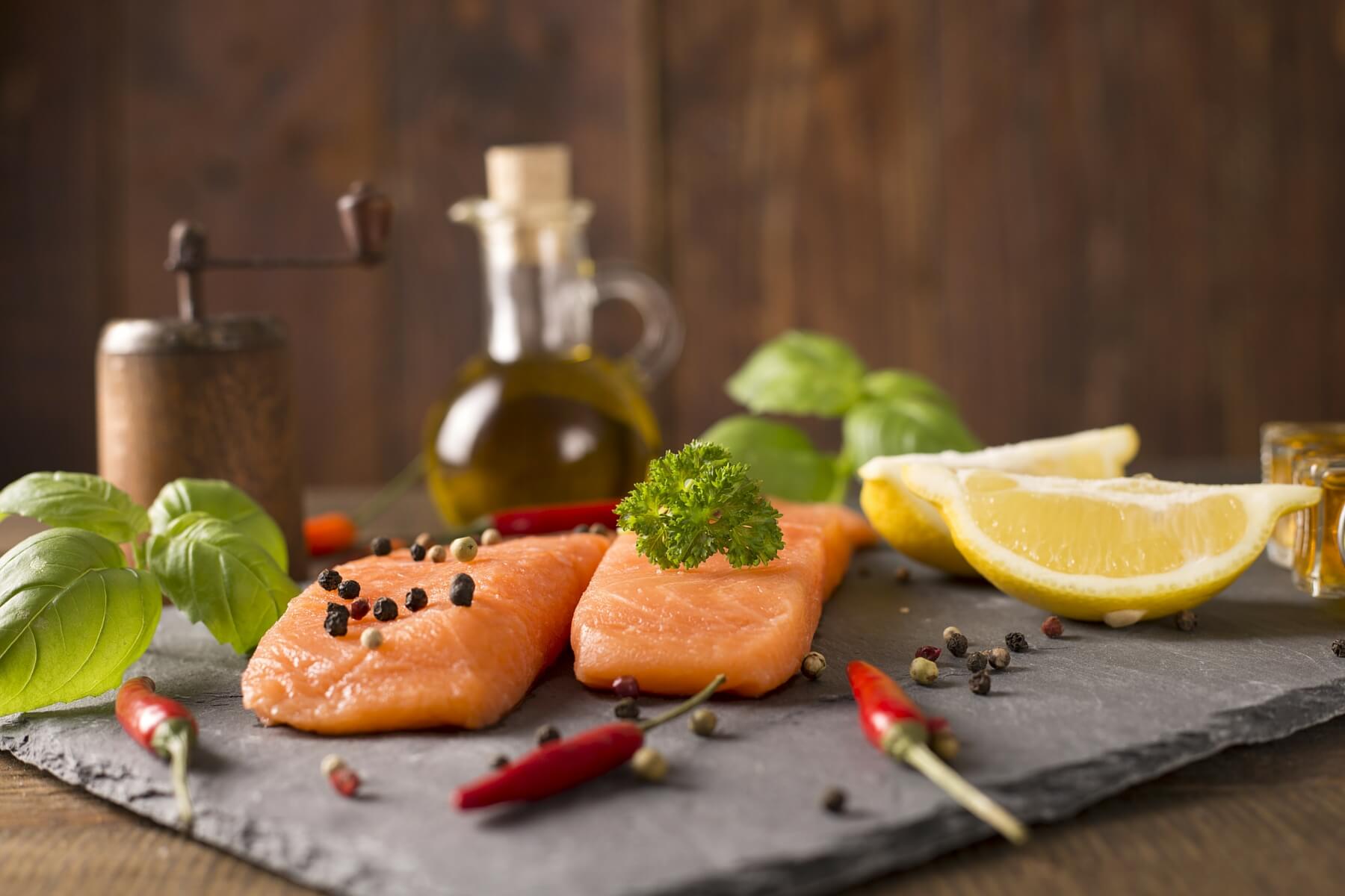Salmon Recipe - Salmon with Chilli and Ginger