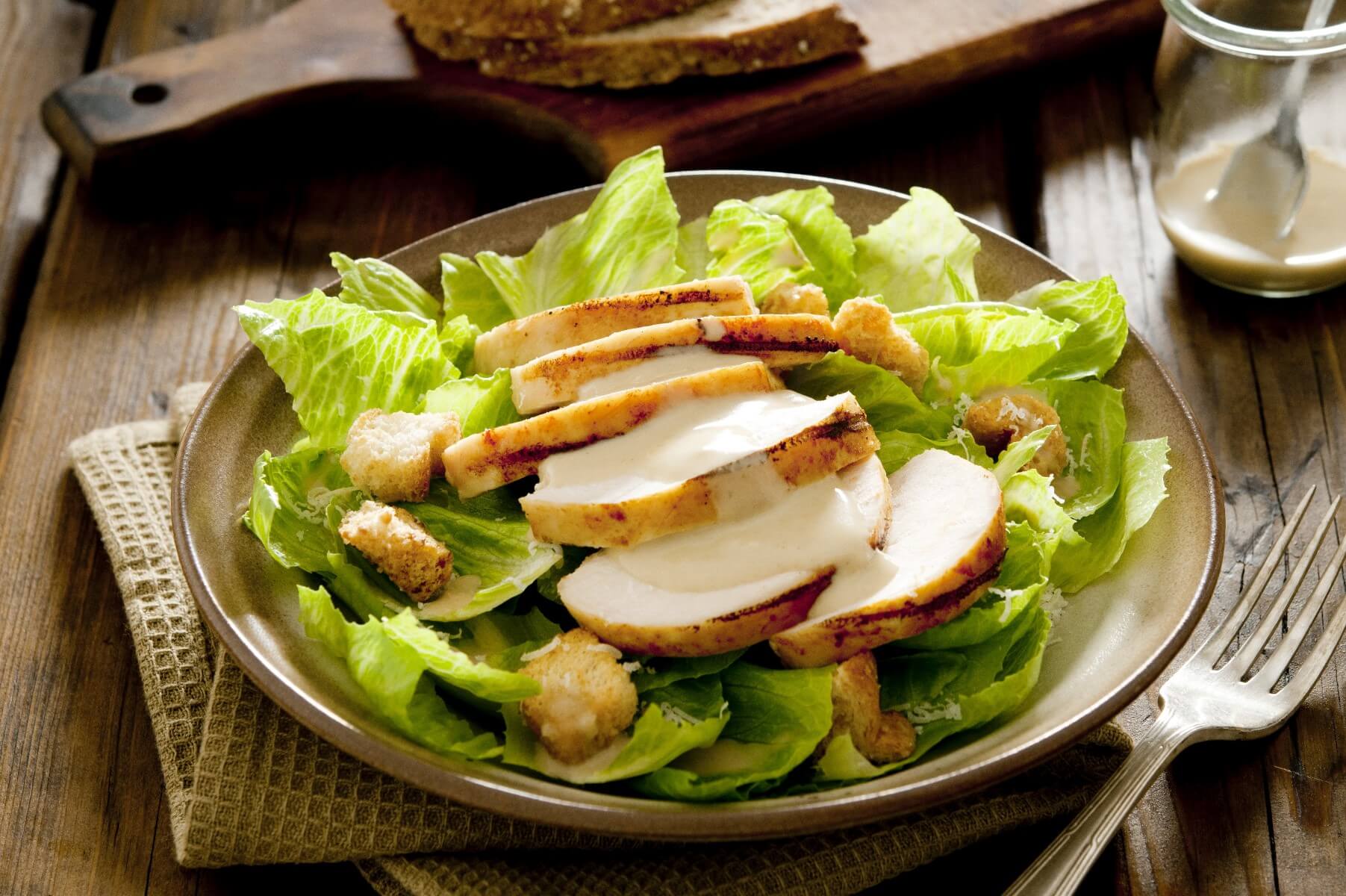 Chicken Caesar Salad Recipe and Wine Pairing