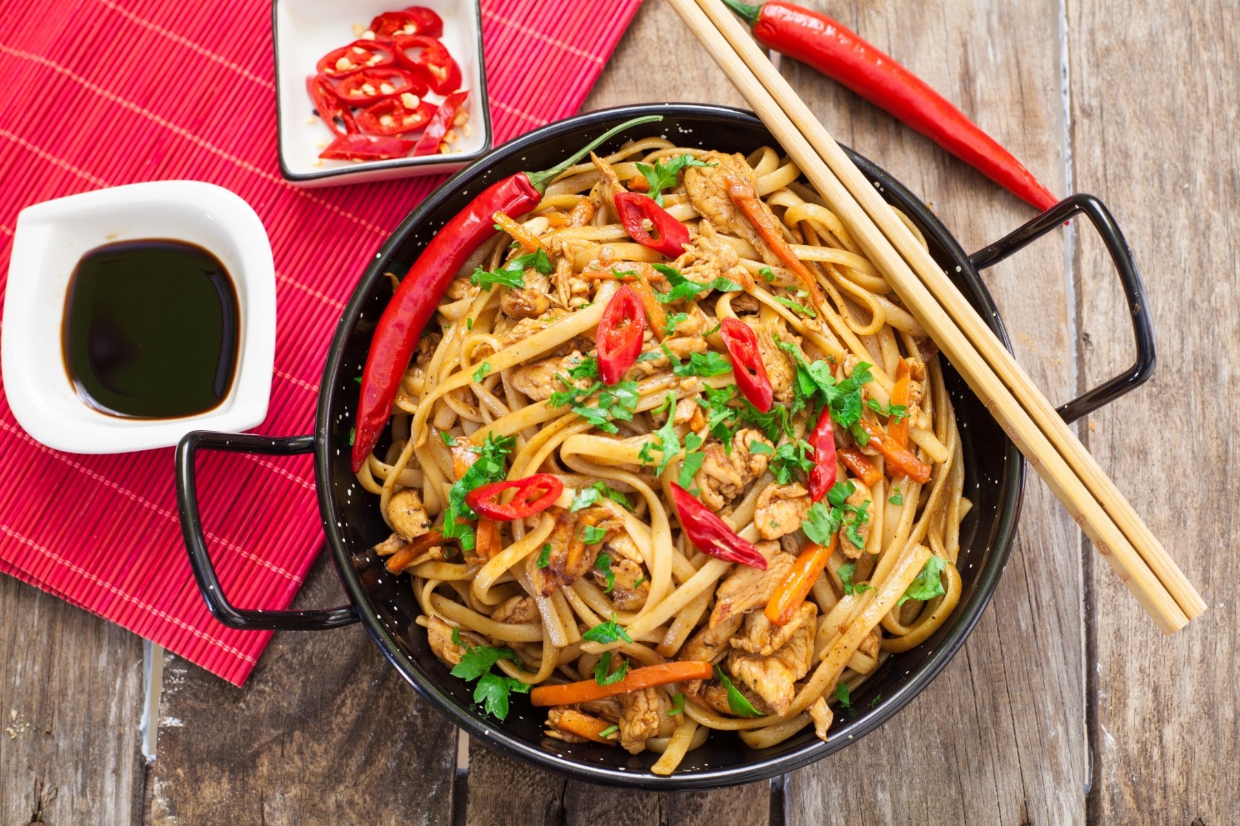 Pork Chow Mein Recipe and Wine Pairing