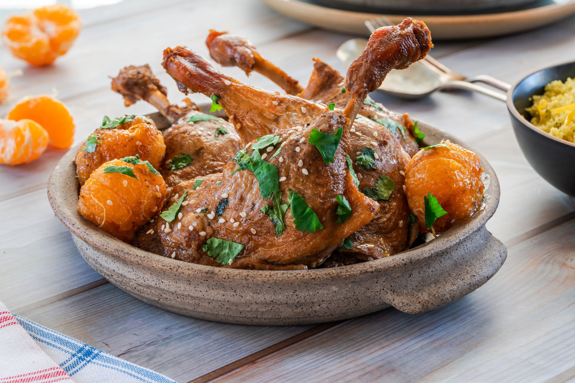 Duck and Clementine Tagine