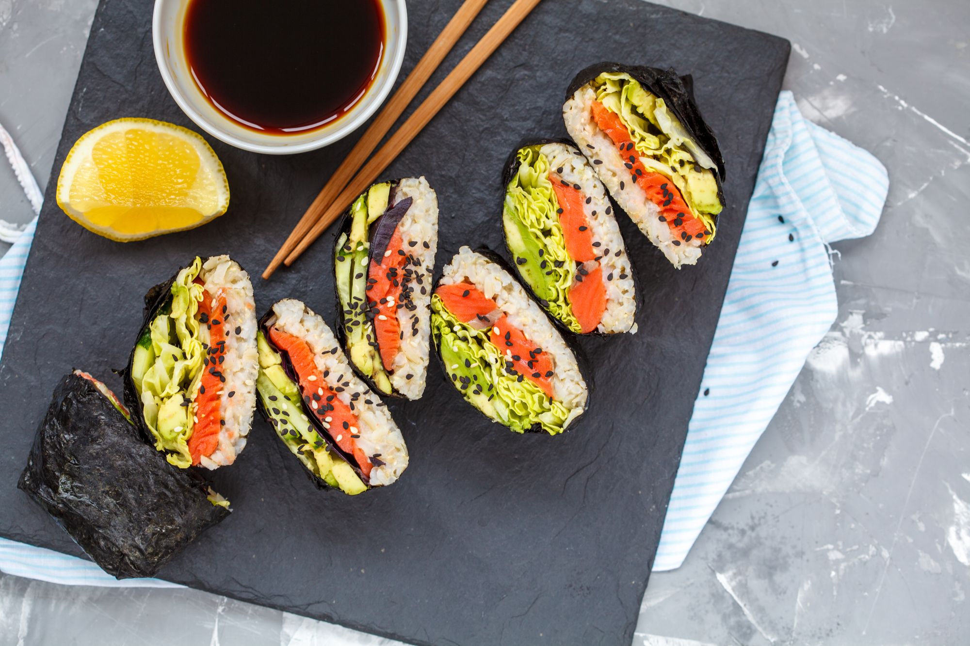 Onigirazu Sushi Sandwich