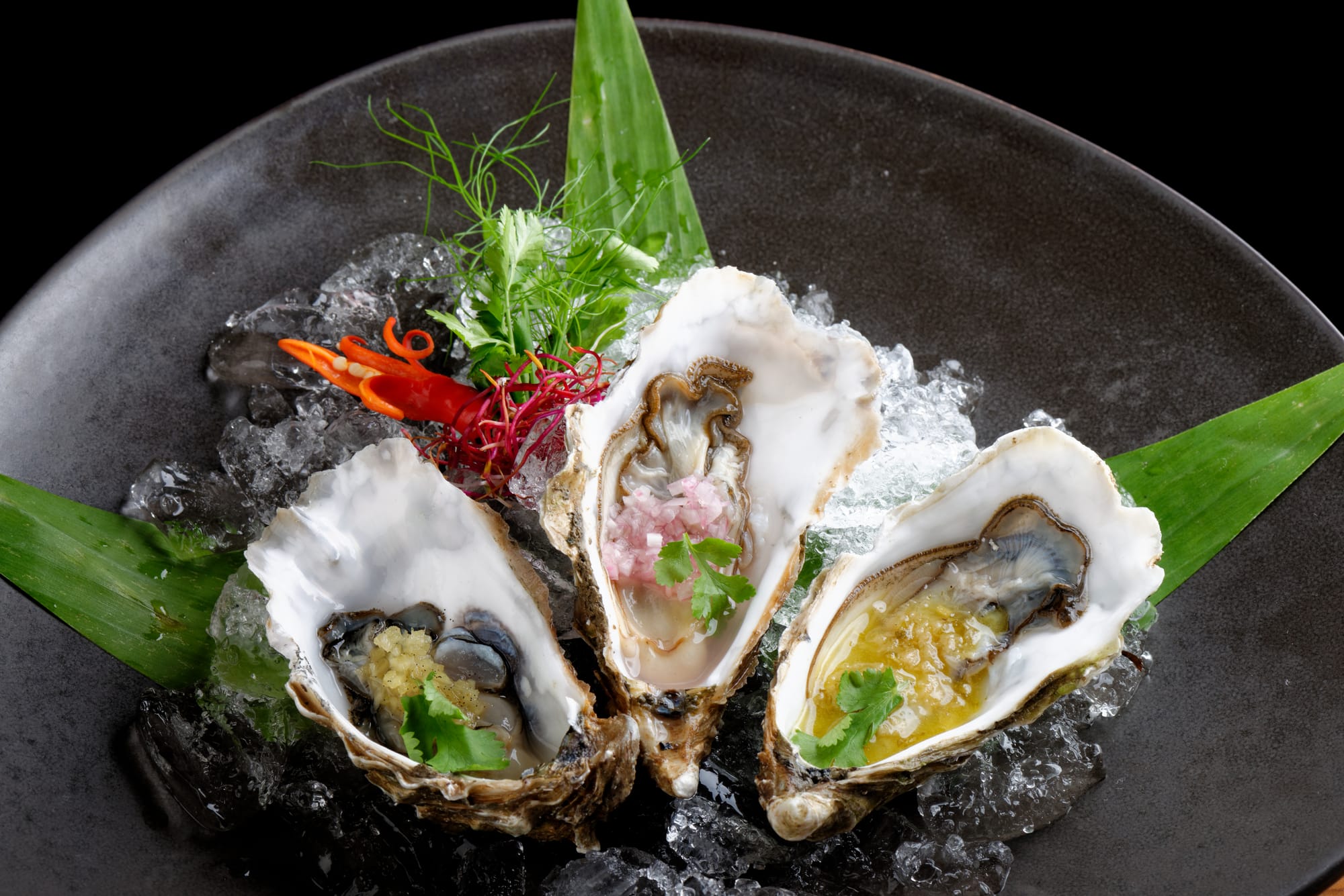 Lychee and Coconut Oysters