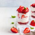 Strawberry and Balsamic Vinegar Pudding