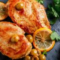 Lemon Chicken Breast with Green Olives