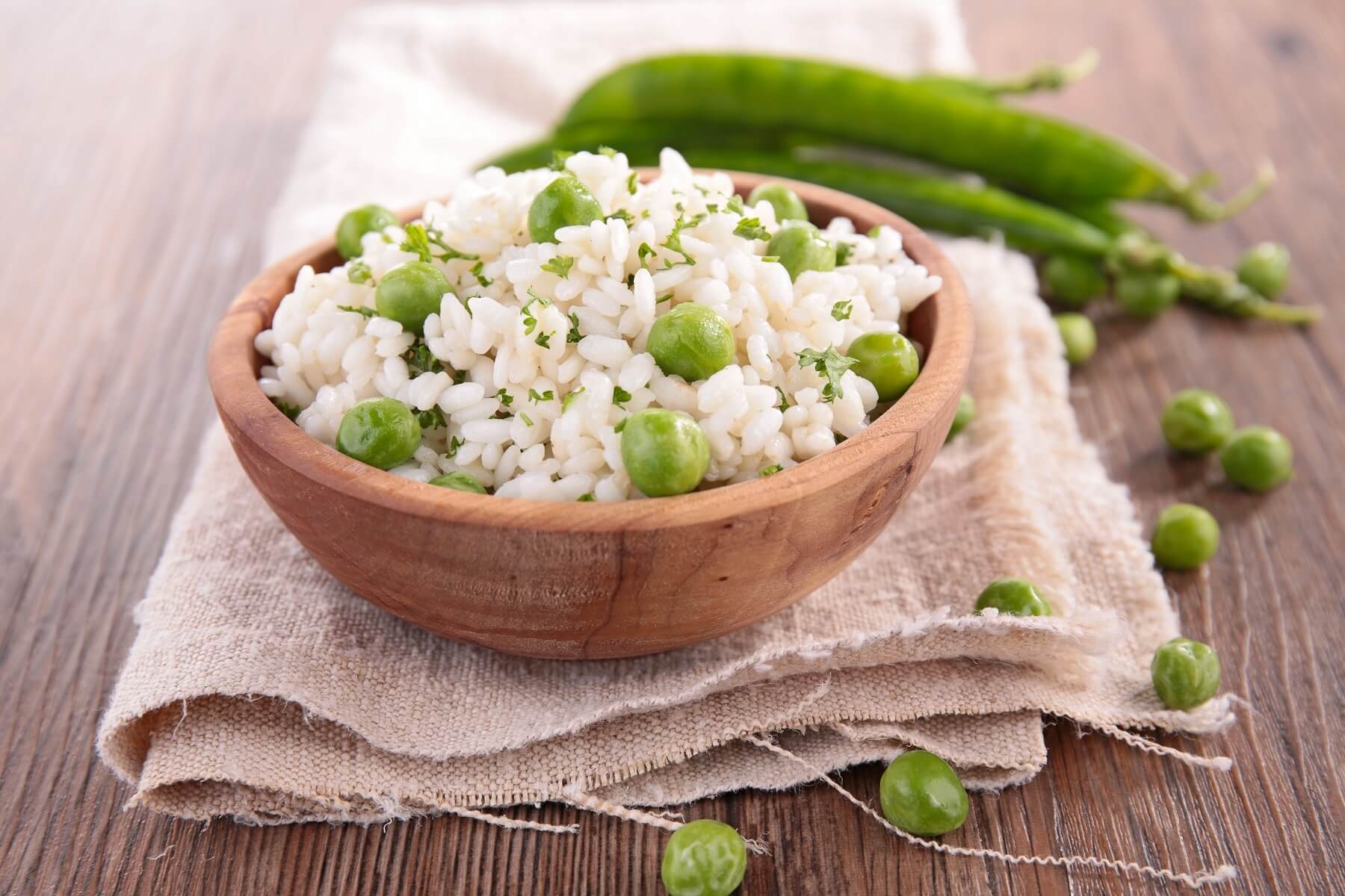 Pea and Goats’ Cheese Risotto Recipe