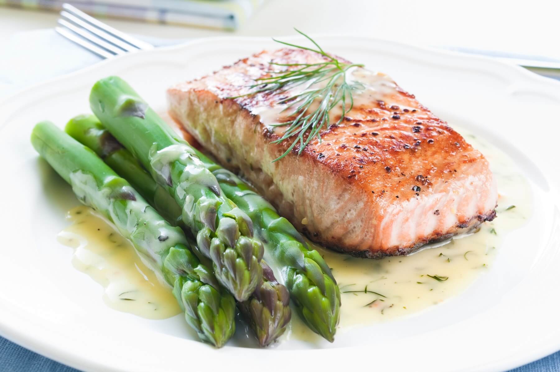 Salmon, Asparagus, and Olive Paste Recipe