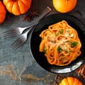 Pumpkin and Mushroom Pasta