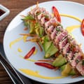 Seared Tuna Sashimi with Avo Salad